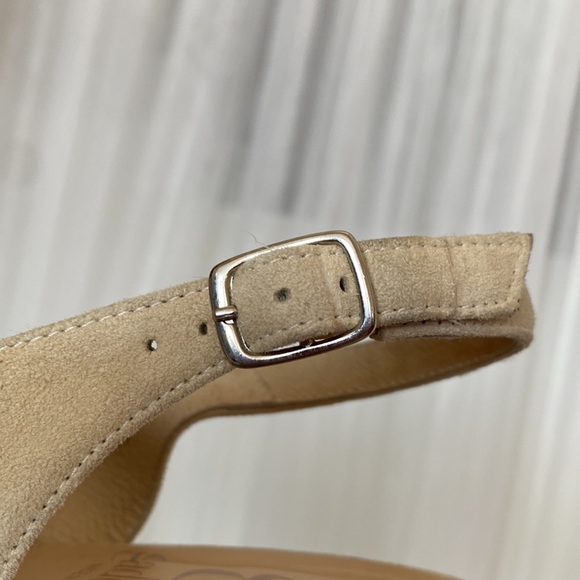 Gadea sling back, wood stack block heels, open toe shoes - Picture 14 of 16